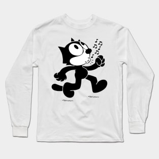 felix the cat walking Long Sleeve T-Shirt